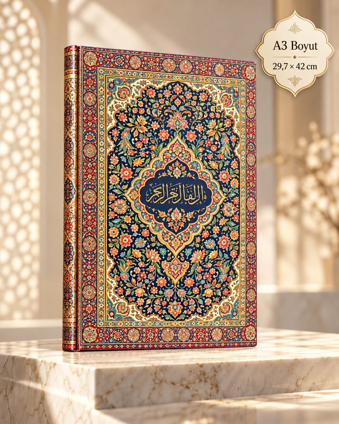 A3 Defter – Lacivert Tezhip