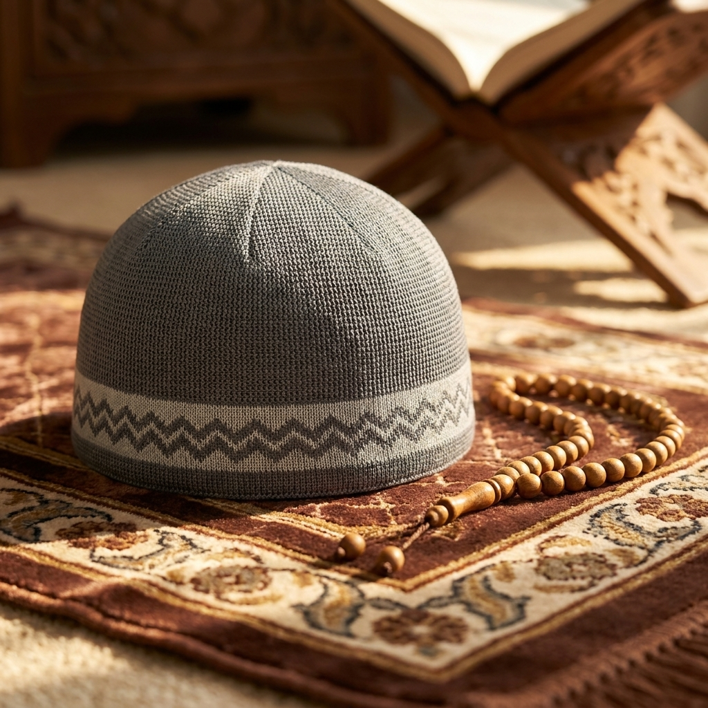 Bandajlı Lastikli Makine Örgüsü Takke - görsel 3