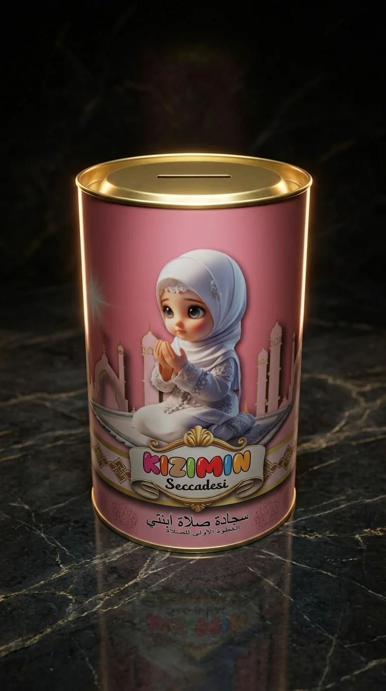 Çocuk Seccade Seti (Kumbara Kutulu)