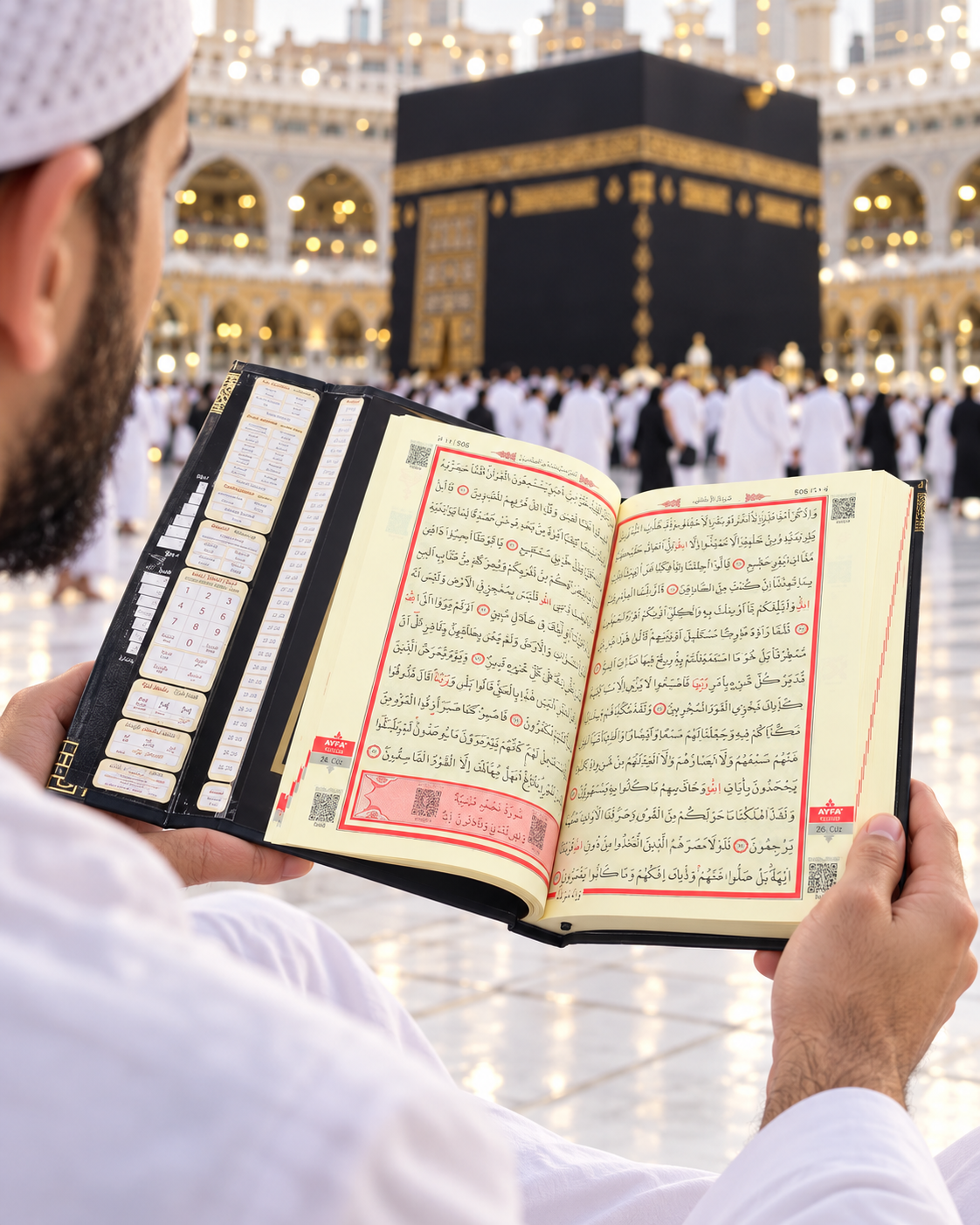 Kabe Desenli Orta Boy Kur'an-ı Kerim (Mühürlü)