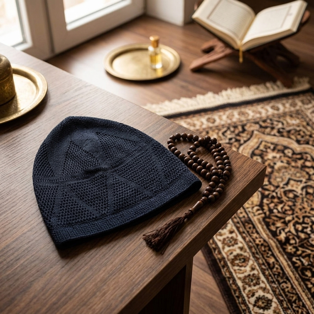 Makine Örgüsü Takke – 55–56 Numara - görsel 1