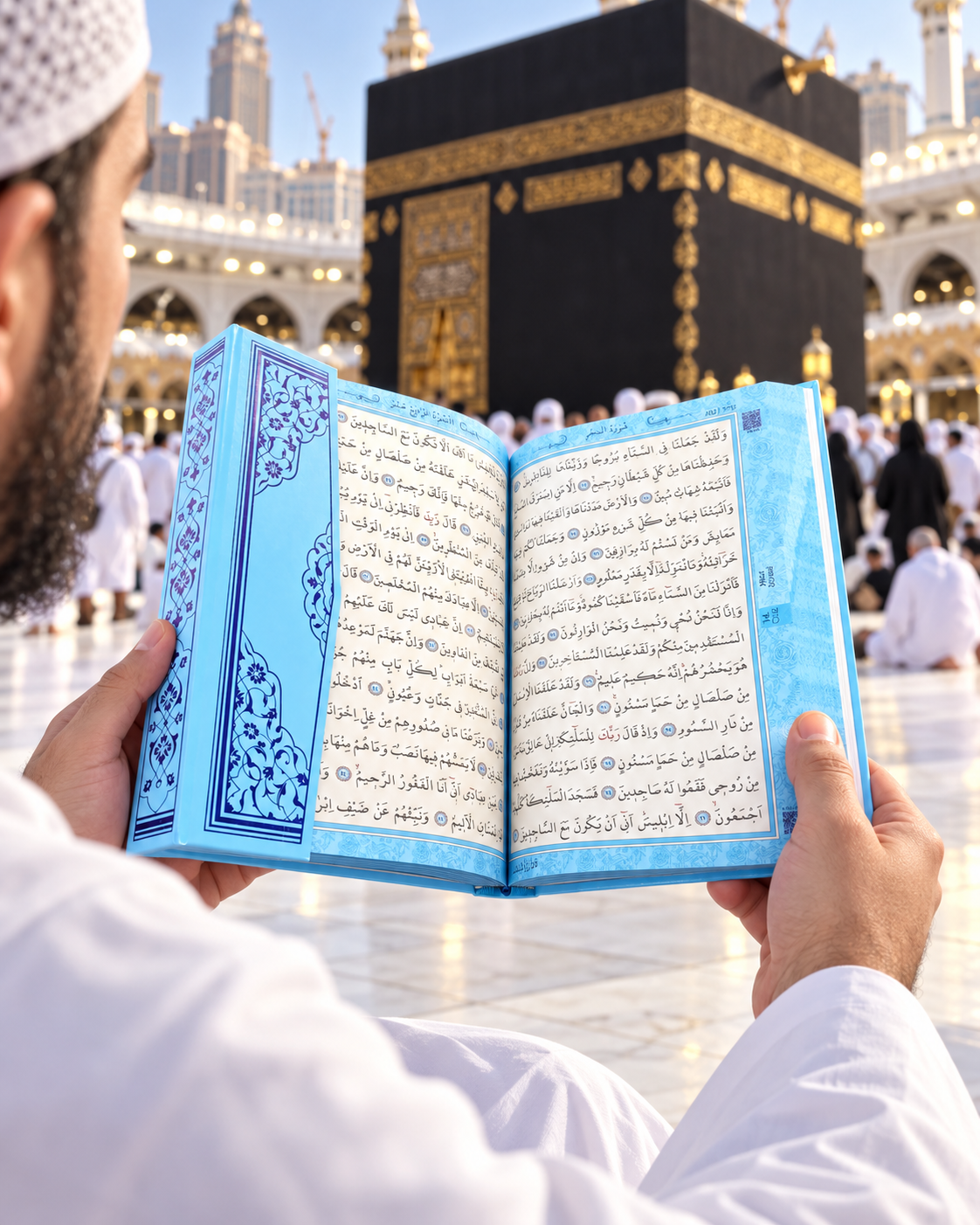 Mavi Renkli Orta Boy Kur'an-ı Kerim (Mühürlü)