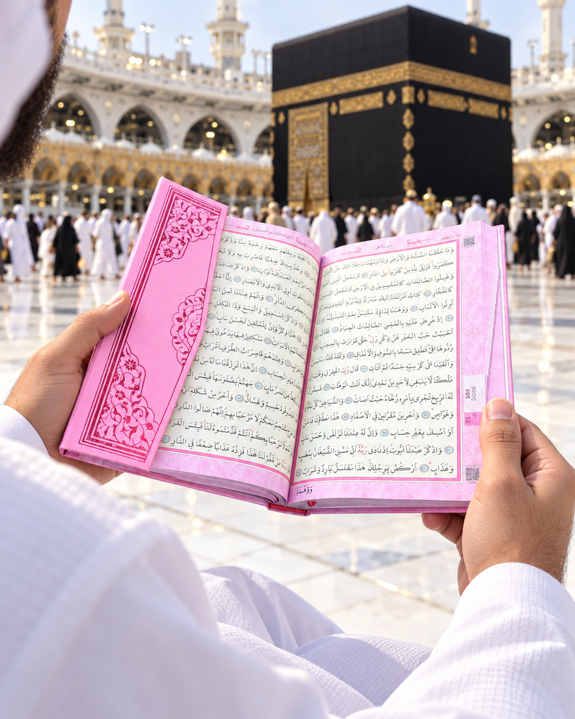 Pembe Renkli Orta Boy Kur'an-ı Kerim (Mühürlü)